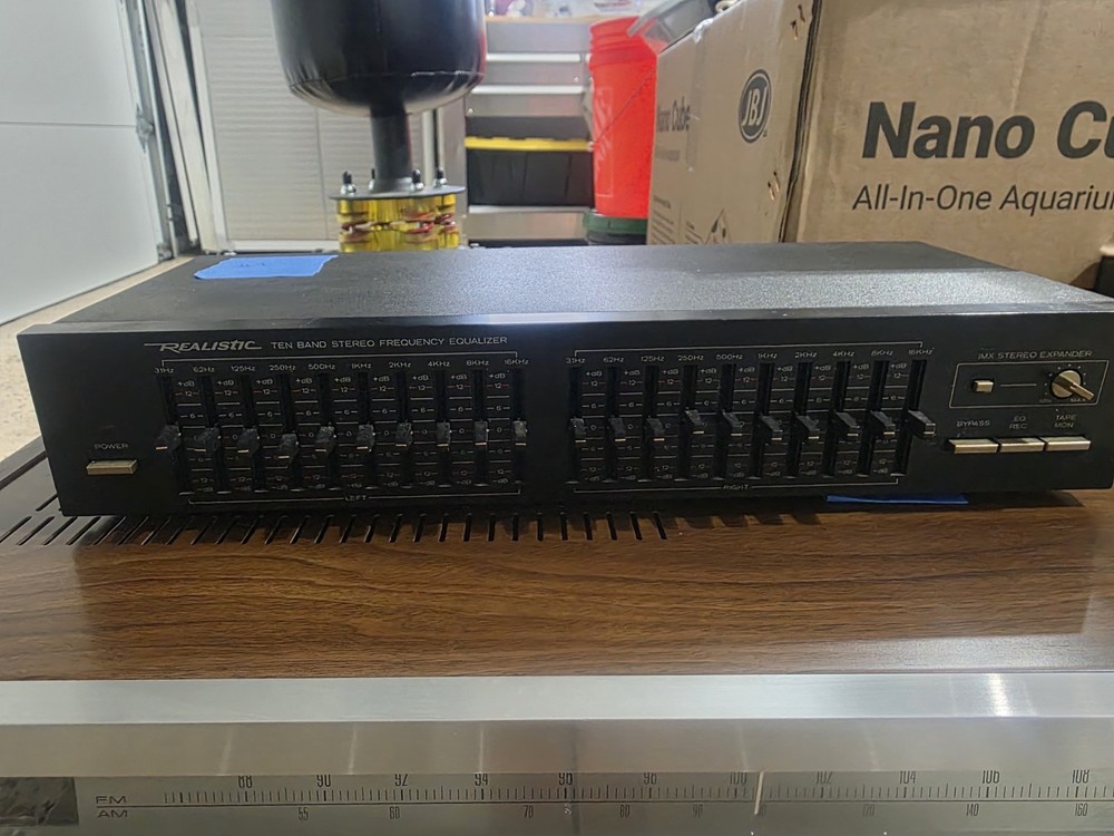 Realistic Ten Band Stereo Frequency Equalizer - Tested & Working​This is a...