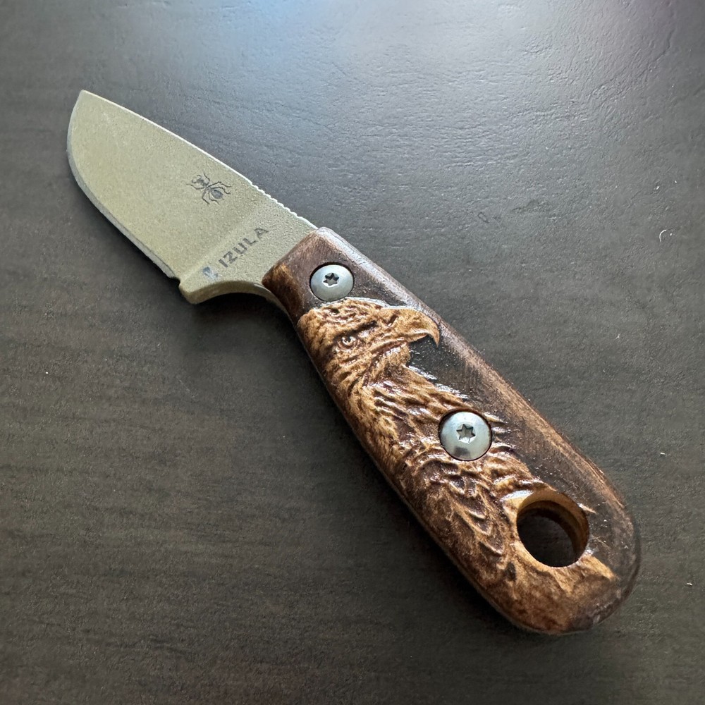 Eagle scales for ESEE Izula extended walnut (w/Hardware)