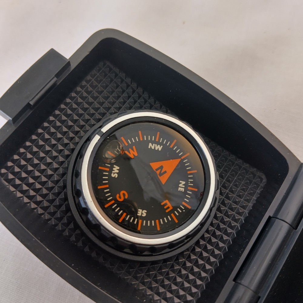 Sharp Compass/Thermo, Pocket Size Black -Made in Japan