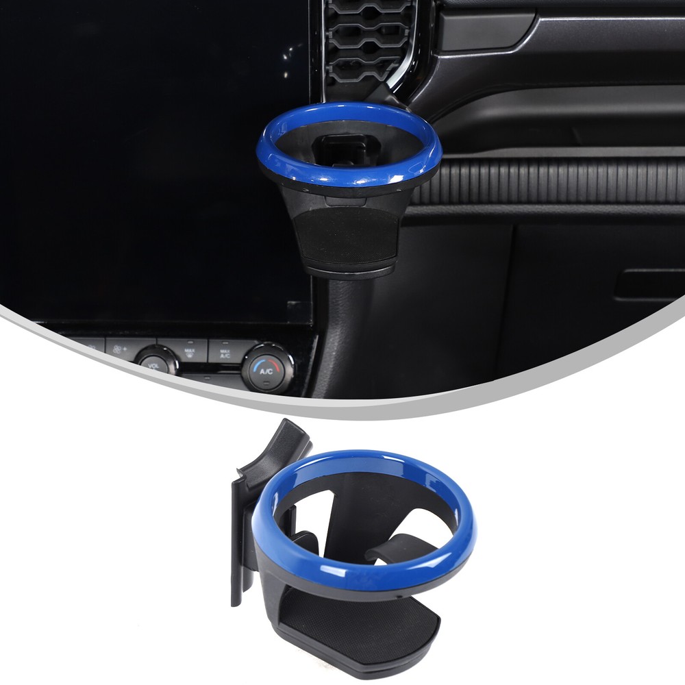 Blue Navigation Right Side Beverage Cup Holder Bracket For Ford Ranger 2023+