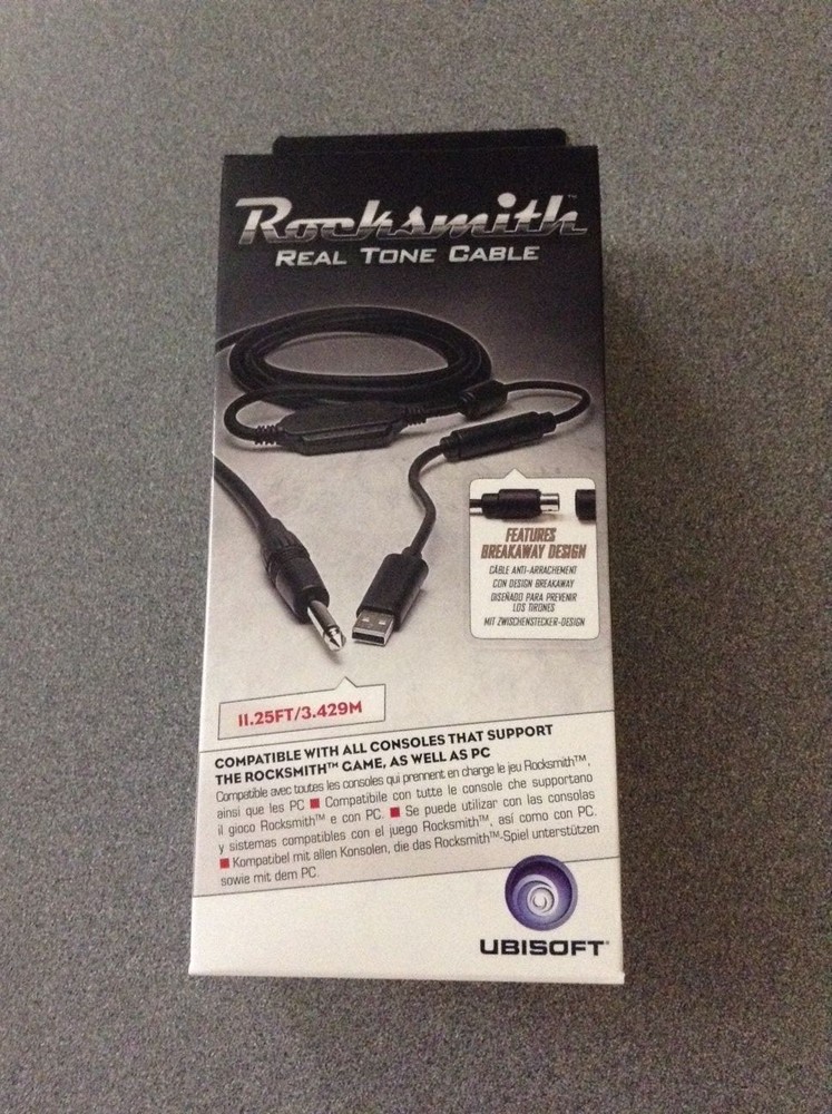 OFFICIAL Rocksmith UBISOFT Real Tone CABLE Boxed Multi Systems
