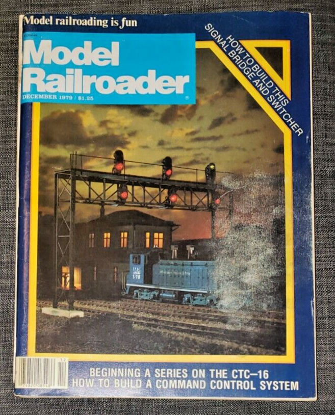3 MODEL RAILROADER Magazines Oct, Nov, Dec 1979 Command Control System