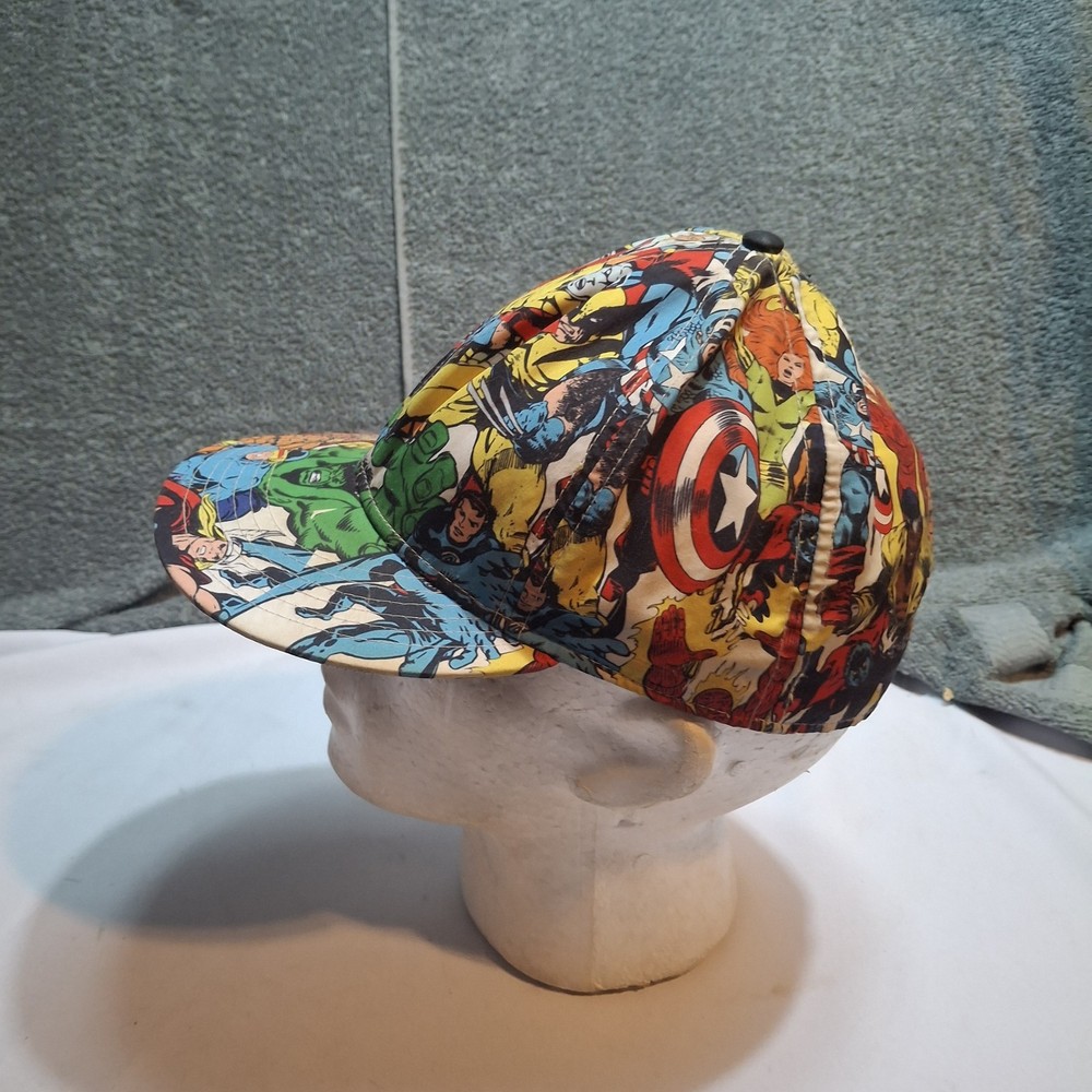 Marvel Comics Character Graphic Fitted Baseball Cap Hat Size Medium 2010