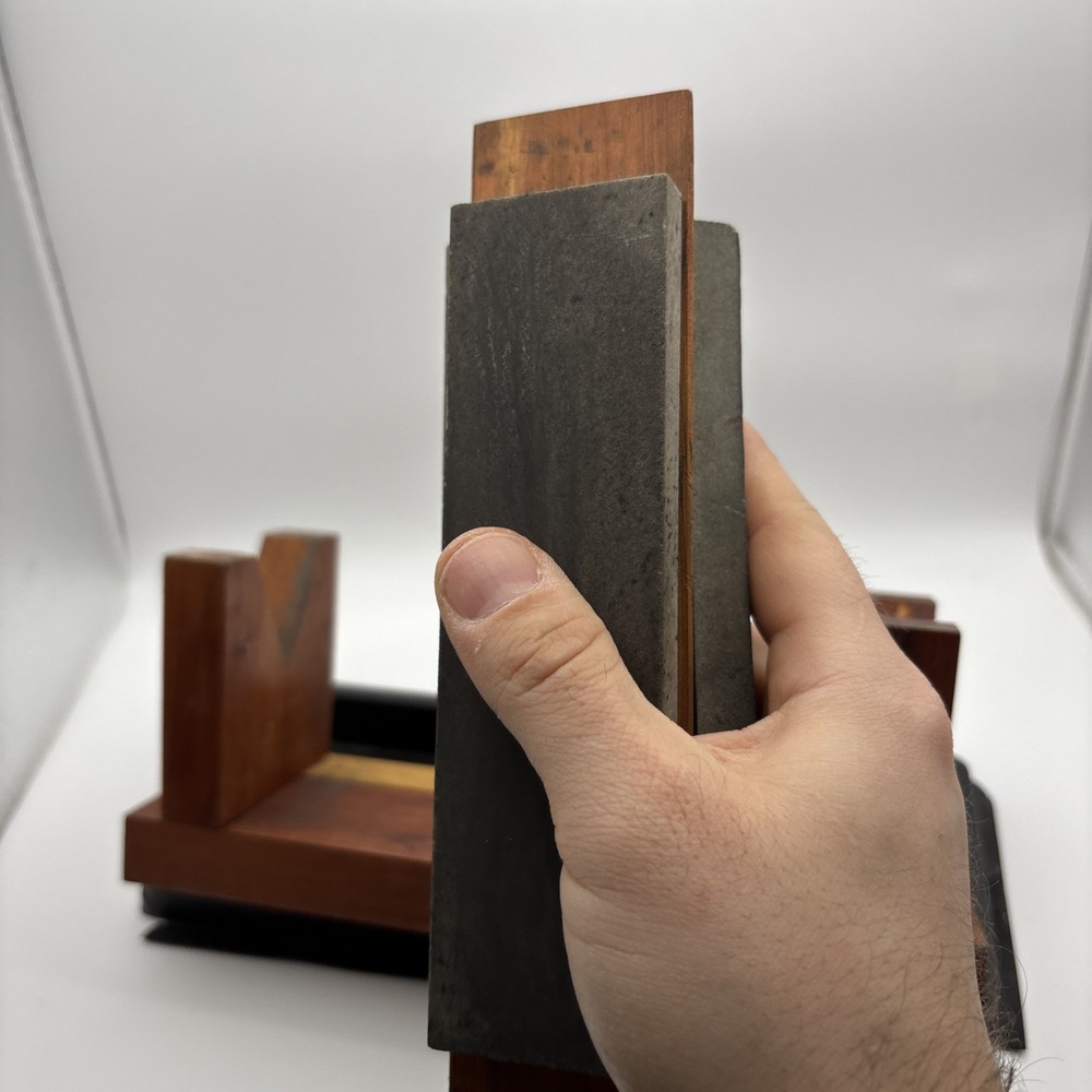 Vintage Smiths Tri Hone Knife Sharpener System READ