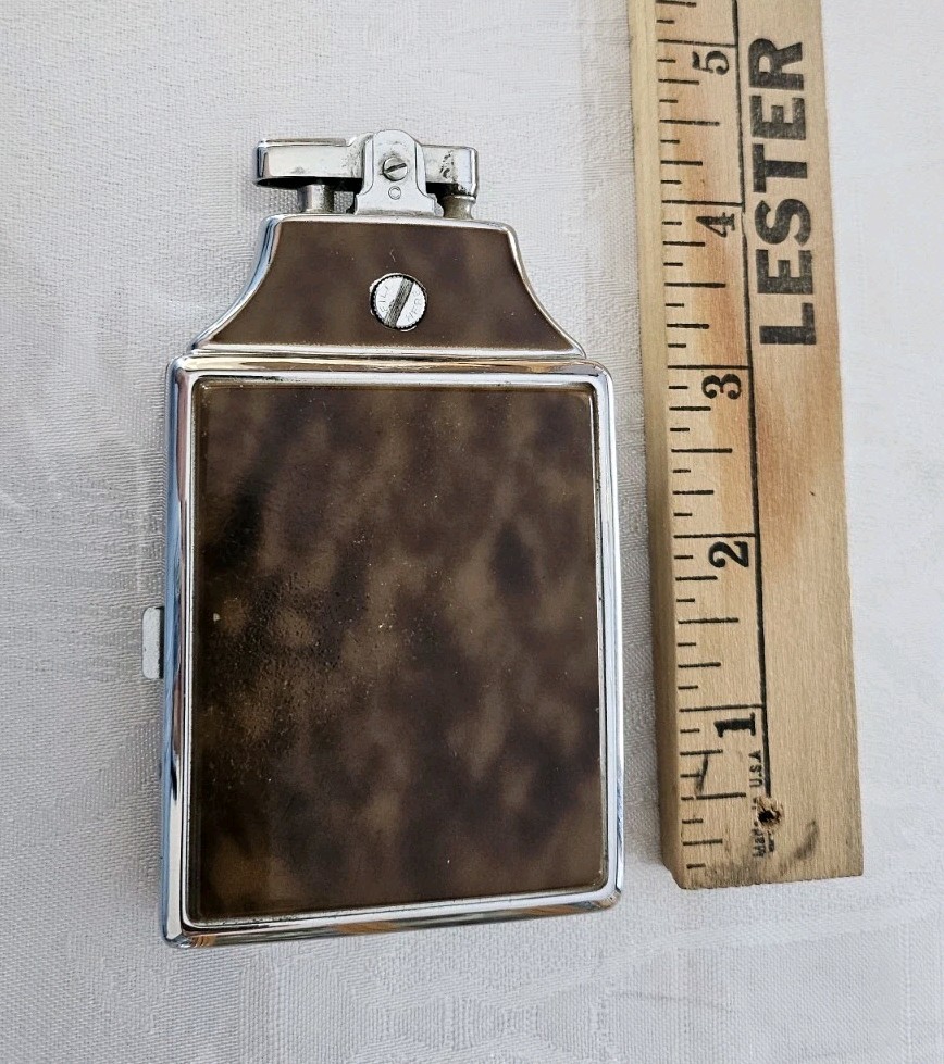 Old Art Deco RONSON Cigarette Case & Lighter Engrave Initials BG & Personalized