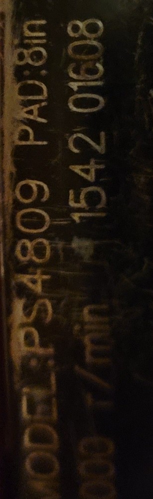 Snap On Tools Orbital Geared Sander PS4809 8"