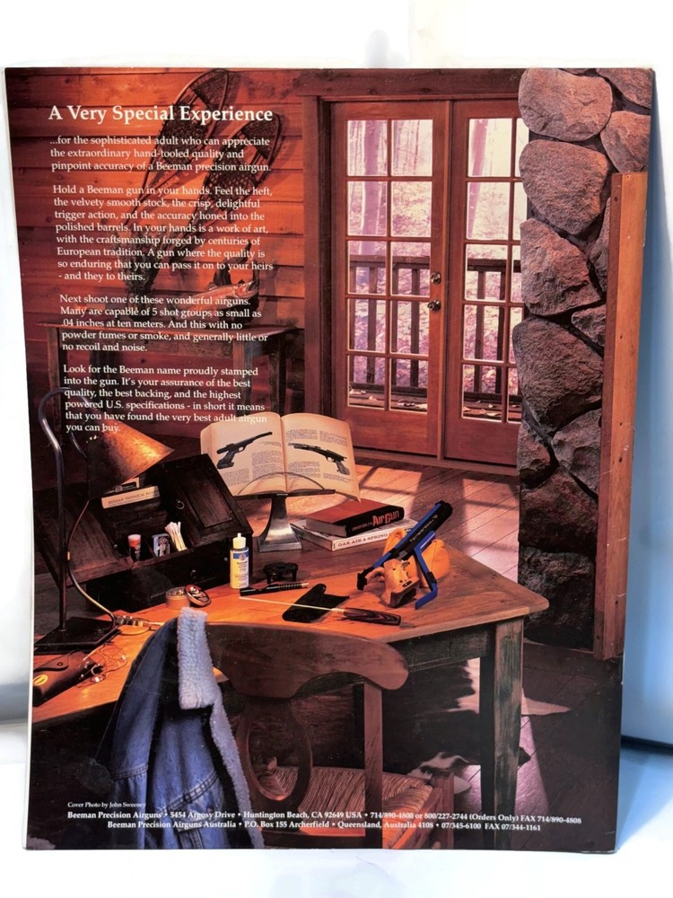 BEEMAN VINTAGE "25th ANNIVERSARY" Precision Airgun Guide