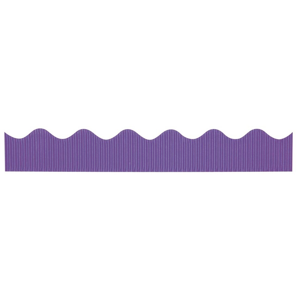 Solid Color Bordette Decorative Borders Deep Purple