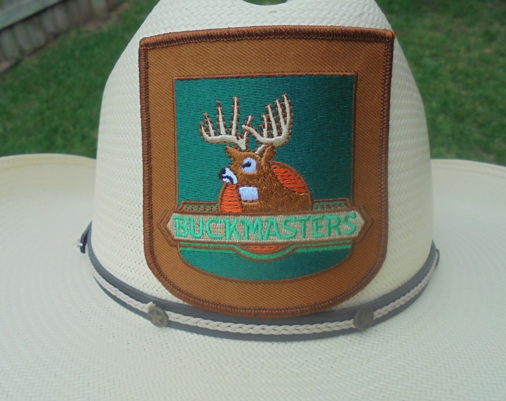 BUCKMASTERS DEER ADHESIVE BACK CLOTH PATCH 3.5 BY 3.25"