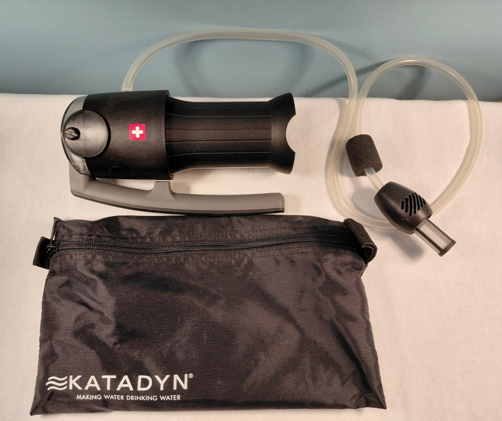 Katadyn Water Filter Pump with Carrying Case – Camping & Backpacking