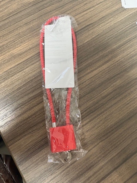 Red Gun Safety Cable Lock