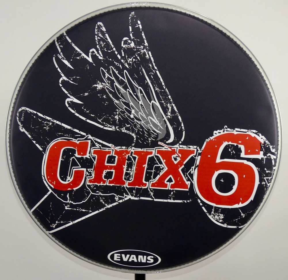 Evans 22" Custom Bass Kick Drum Front Head CHIX 6