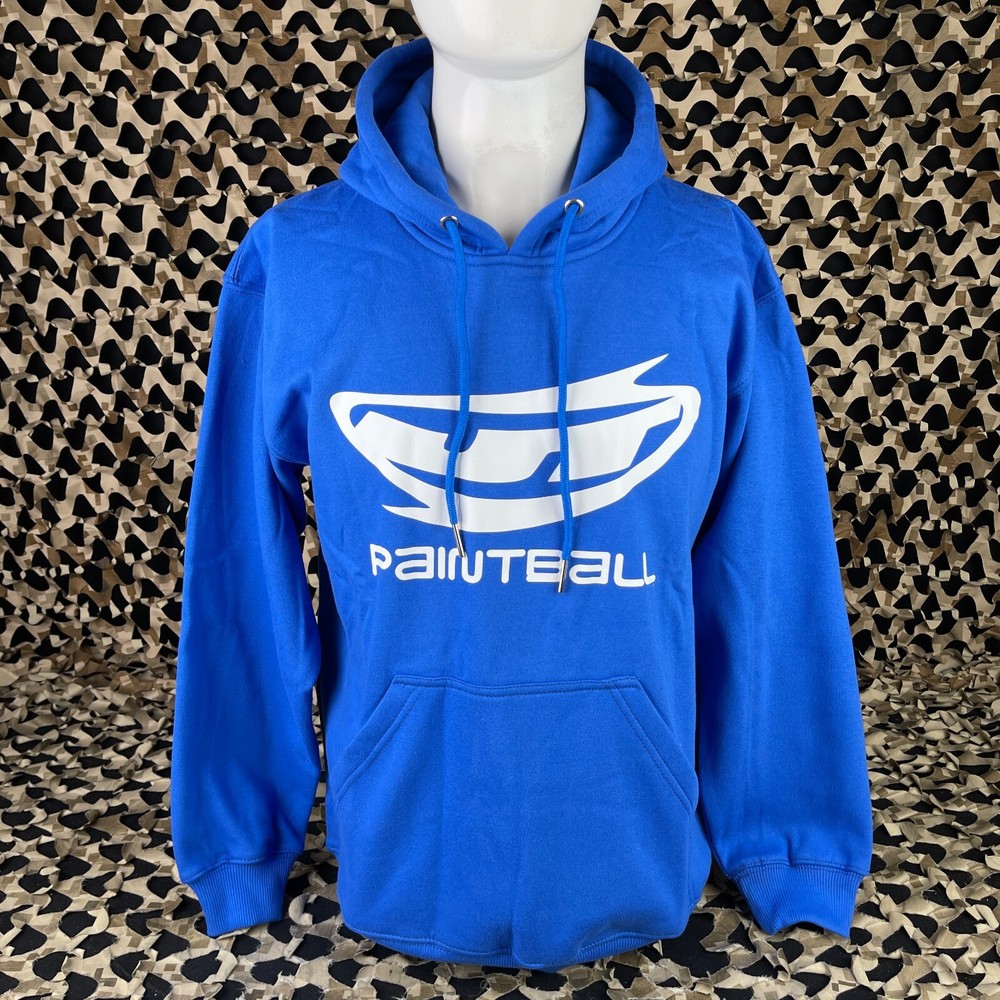 NEW JT Paintball Hooded Pull Over Sweatshirt - Blue - Medium
