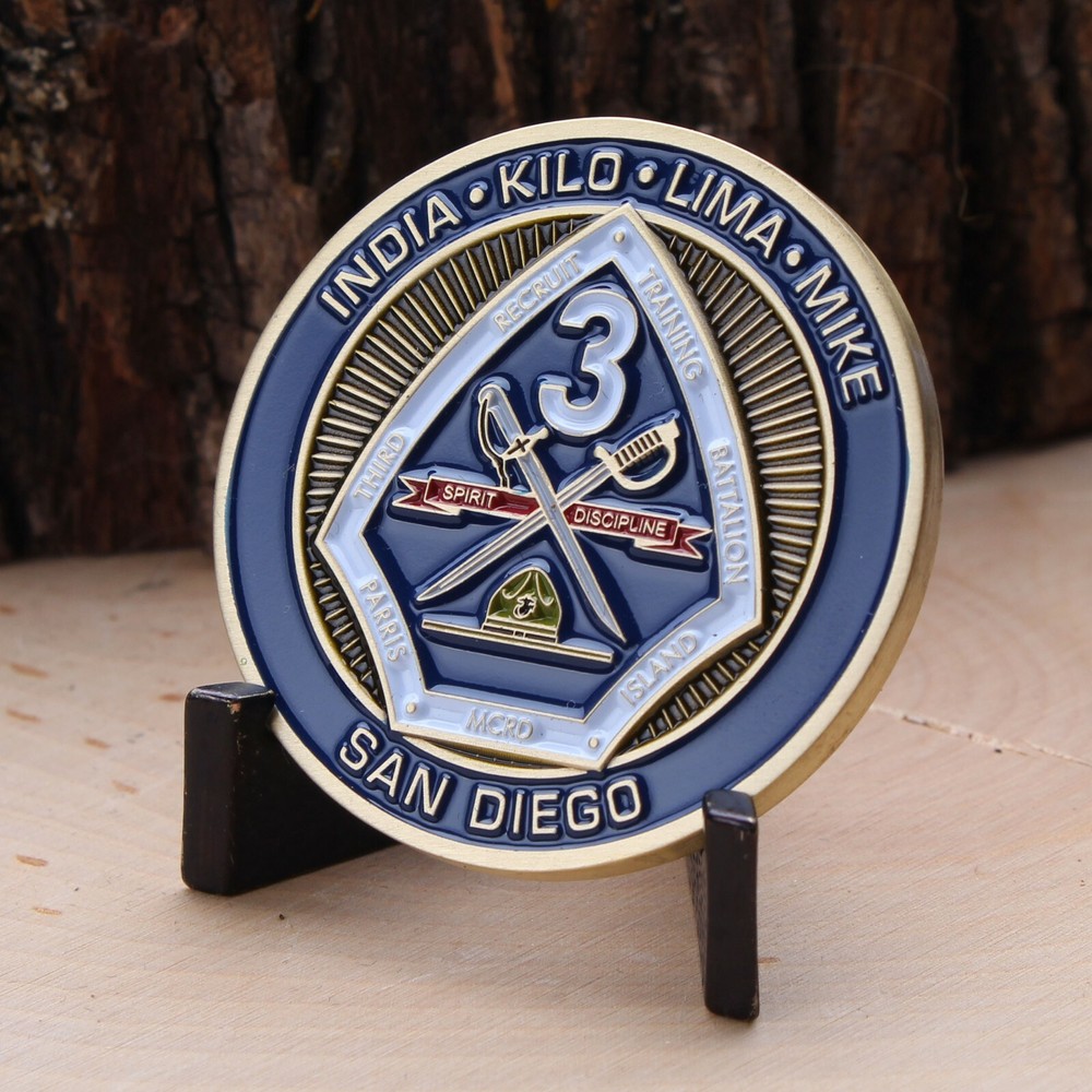 3rd Recruit Training Battalion San Diego Challenge Coin