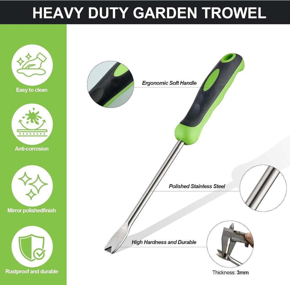 Weed Puller Tool, Stand Up Dandelion Weeder with Long Handle, Heavy Duty Stainle