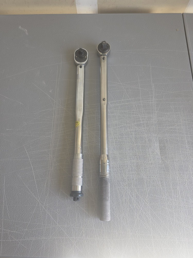 Two 1/2" Drive Torque Wrenches