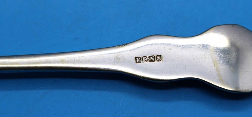 VINTAGE LARGE SERVING ORNATE SPOON (E.P.N.S.)