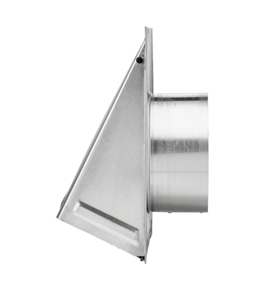 Lambro 346 6" Aluminum Wall Cap Spring Loaded