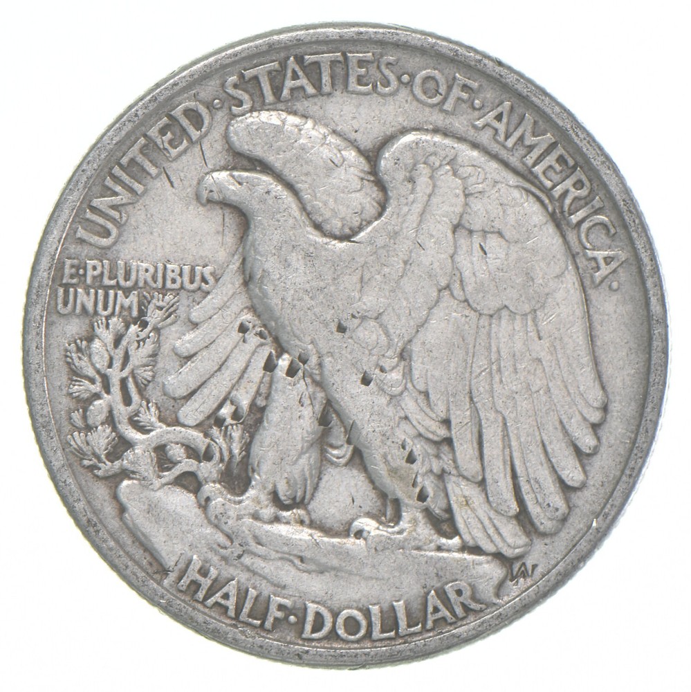 1937 XF Walking Liberty Half Dollar