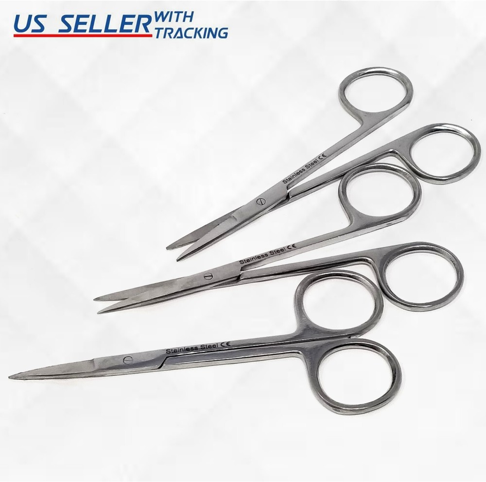 IRIS Scissors Straight 4.5" SCISSORS, IRIS, STRAIGHT, 4-1/2" - Select Quantity