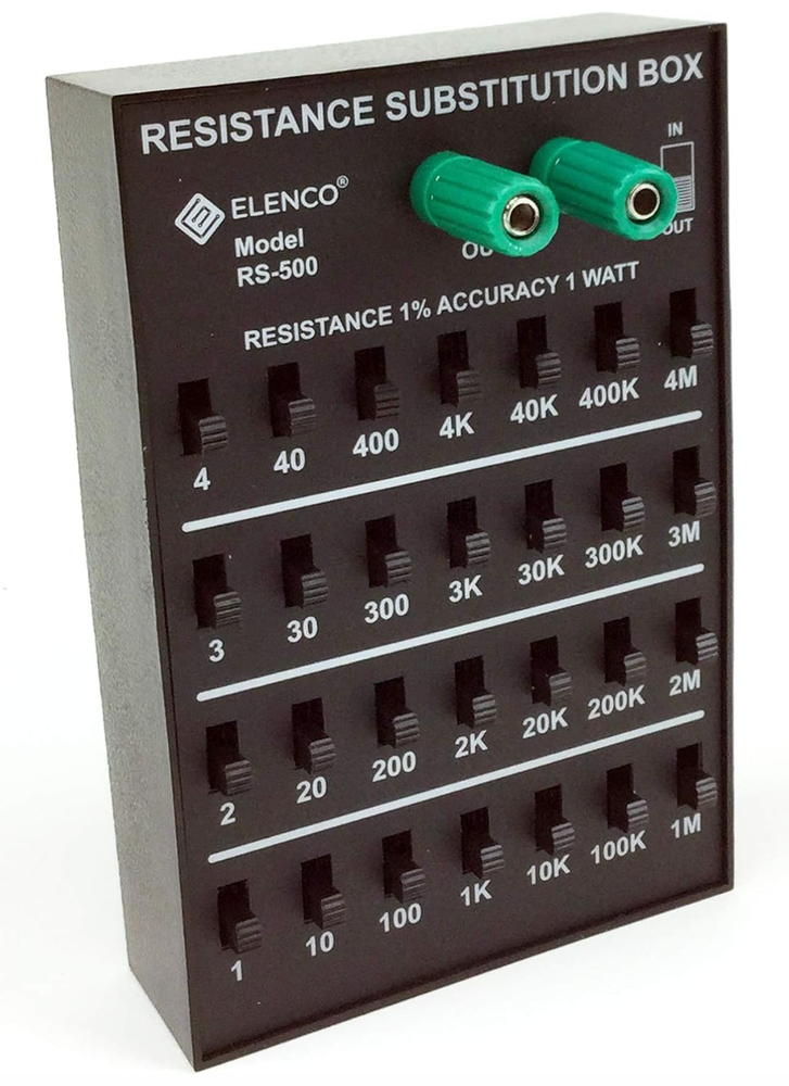 Resistance Substitution Box for Development/ Testing Electronic Circuits Hobby