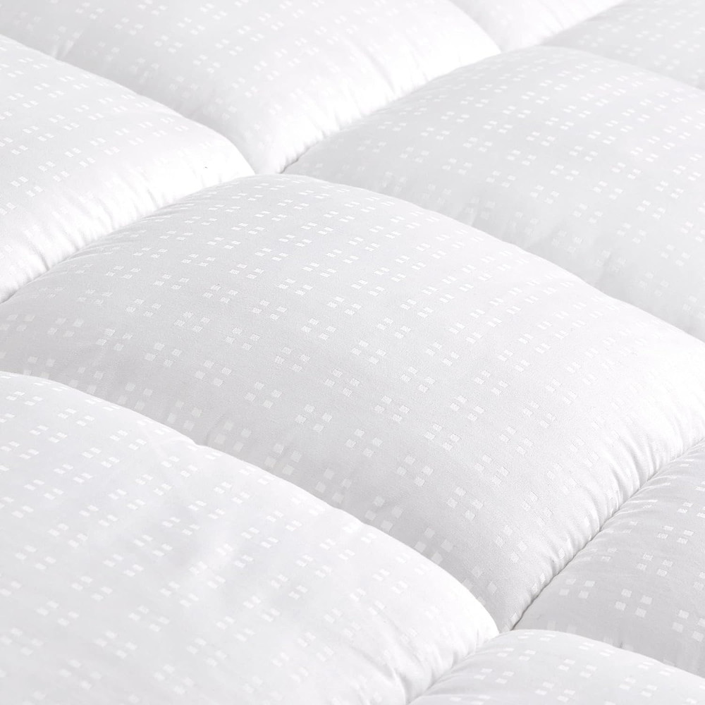 Cotton Twin Mattress Pad - Soft, Cooling & Machine Washable Protector Cover