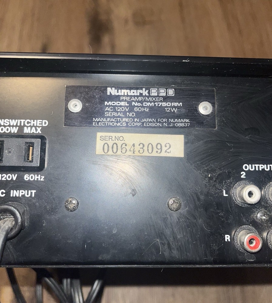 Numark PPD Preamp/Mixer (READ DESCRIPTION)