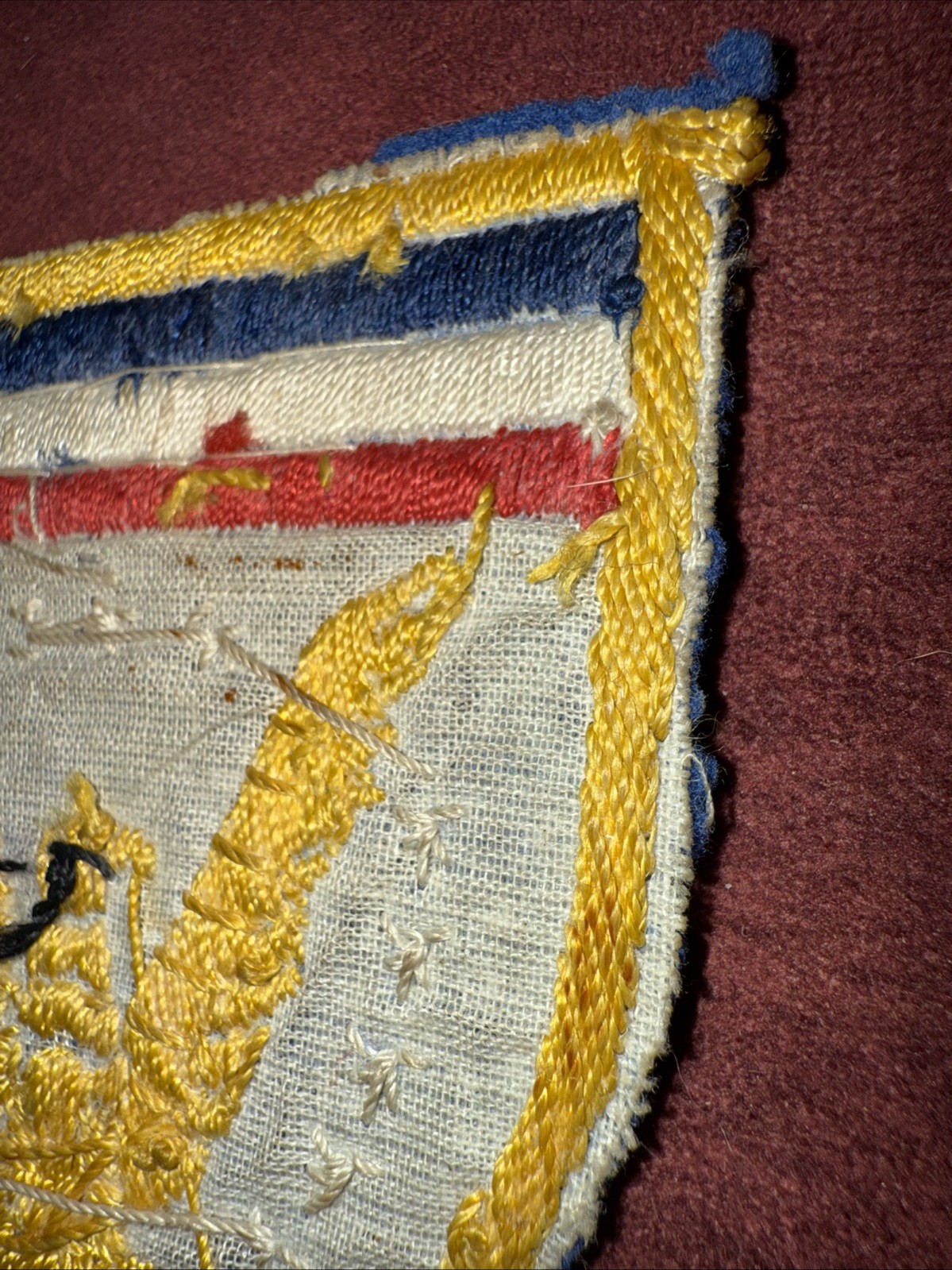 WW2 US ARMY EUROPEAN THEATER OF OPERATIONS PATCH - Theatre Made Likely English