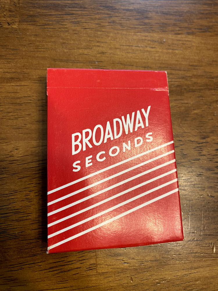 Broadway Seconds Playing Cards