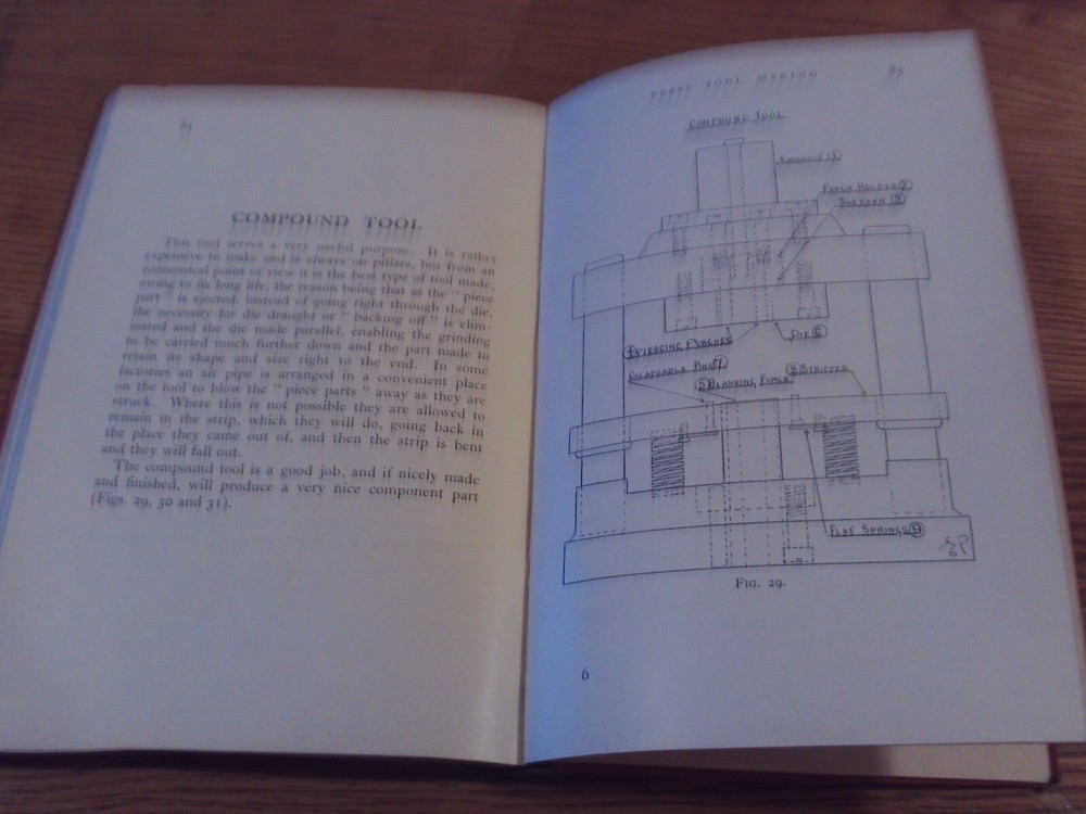 Press Tool Making Very scarce vintage book