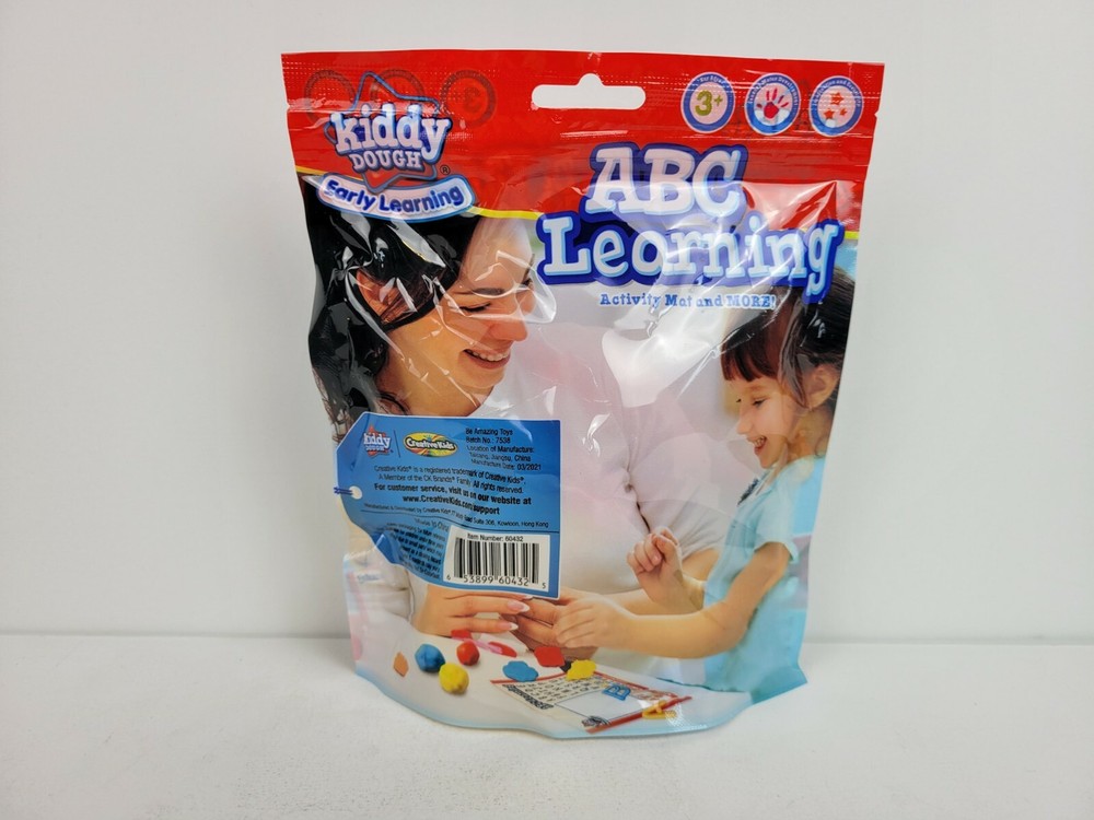 Kiddy Dough Early Learning ABC Learning Activity Mat Lot of 16 sets