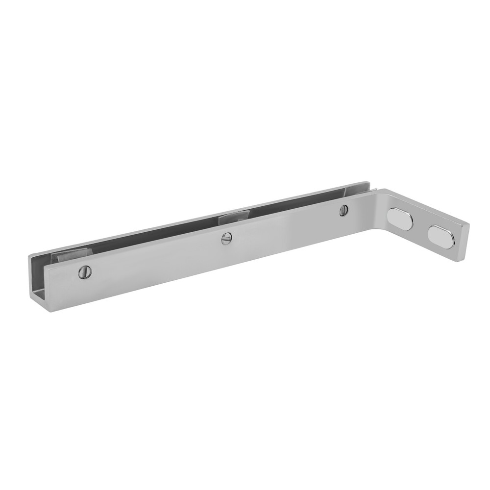 Glass Door L-Shape Stabilizing Bracket, Glass Support Bracket Stabilizer