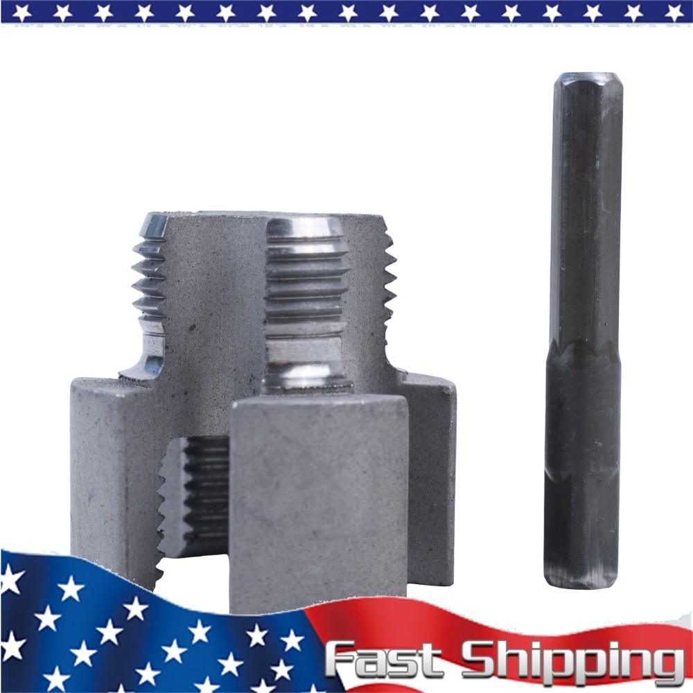 PVC Pipe Threader Kit With Internal & External Threading Tool - USA Standard