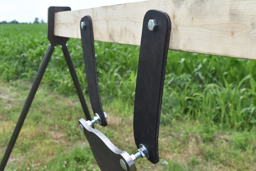10" Rubber Shooting Target Hanging Straps & Mounting Kit