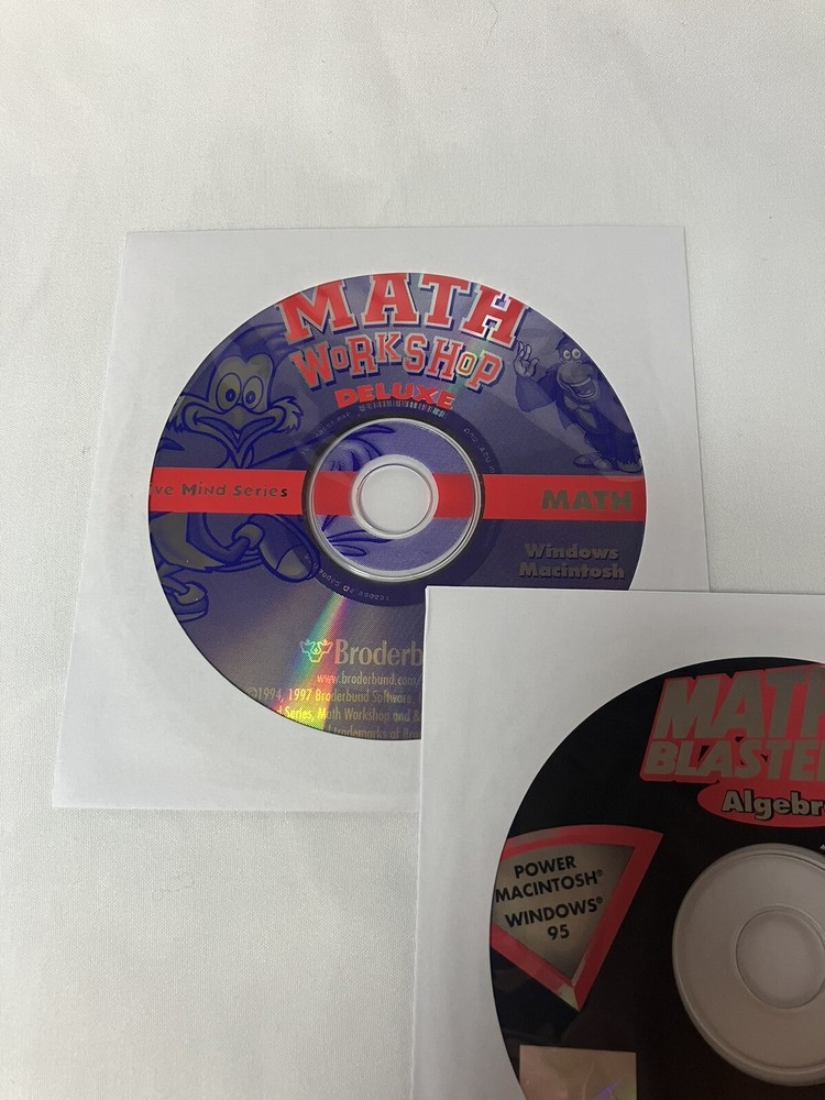 Davidson MATH BLASTER Pre-Algebra & Word Problems PC CD-ROM. Windows 95 PC