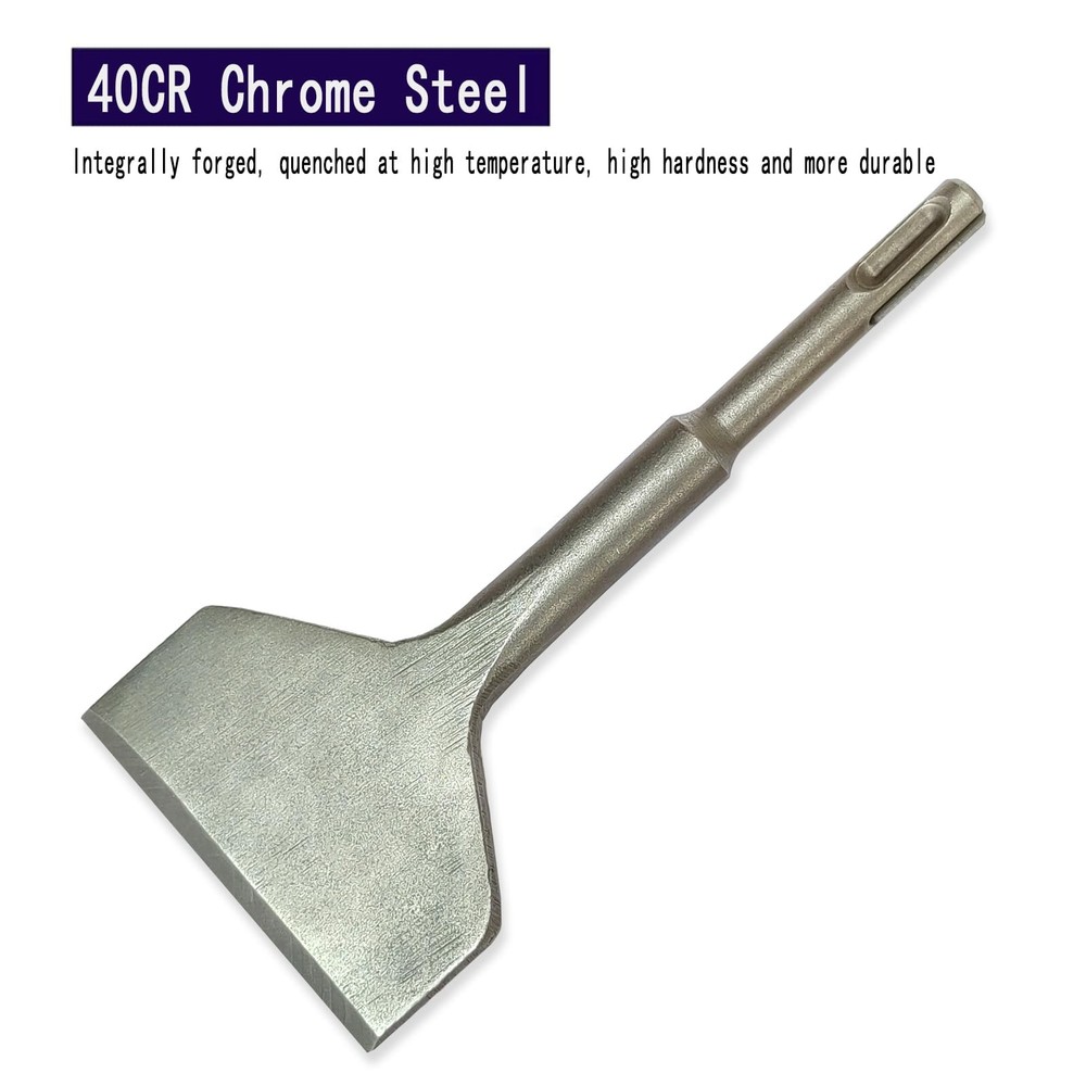 3" Wide SDS Plus Chisel, Tile Removal Tool, SDS Chisel Drill Bit, Wall and Fl...