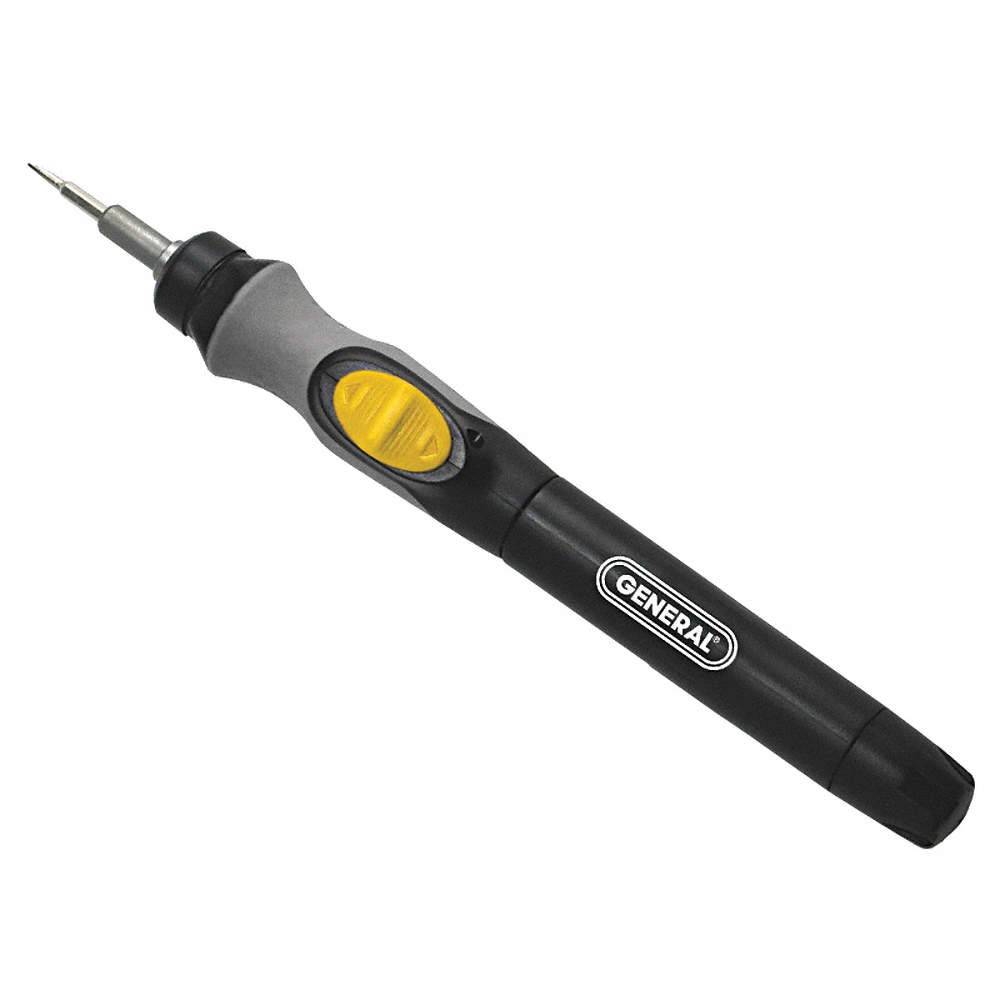 GENERAL 500 Screwdriver Kit,Cordless,3V DC 9UH35