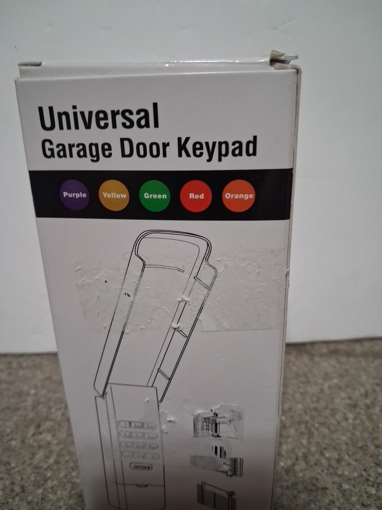 Universal Garage Door Keypad White