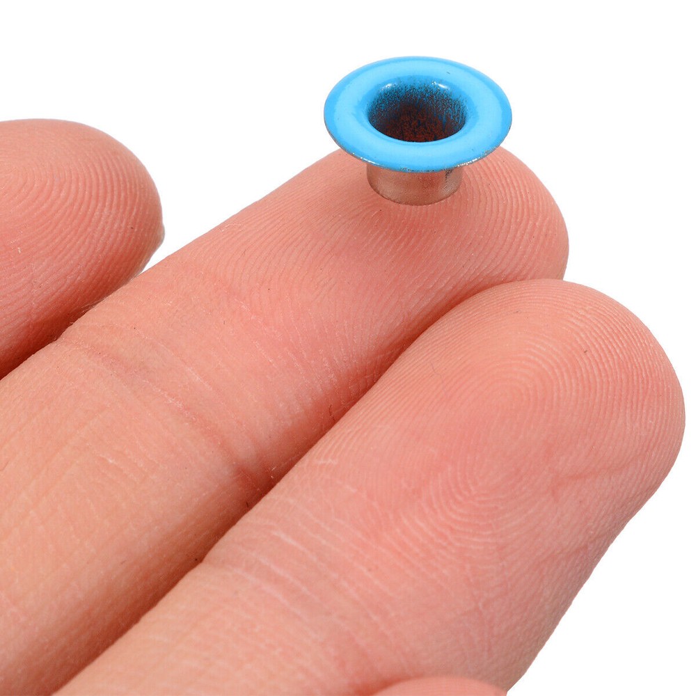400 Set Assorted Colors Metal Eyelets Grommets With Installation Tools Kit UK
