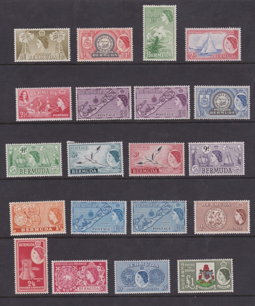 Bermuda 143-162 MH 1953-58