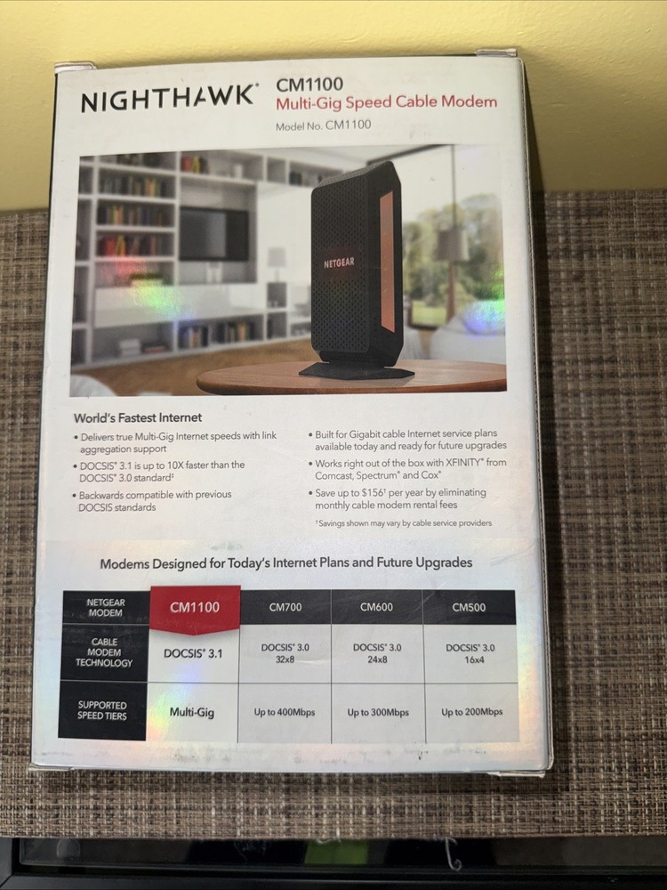 NETGEAR Nighthawk CM1100 Cable Modem