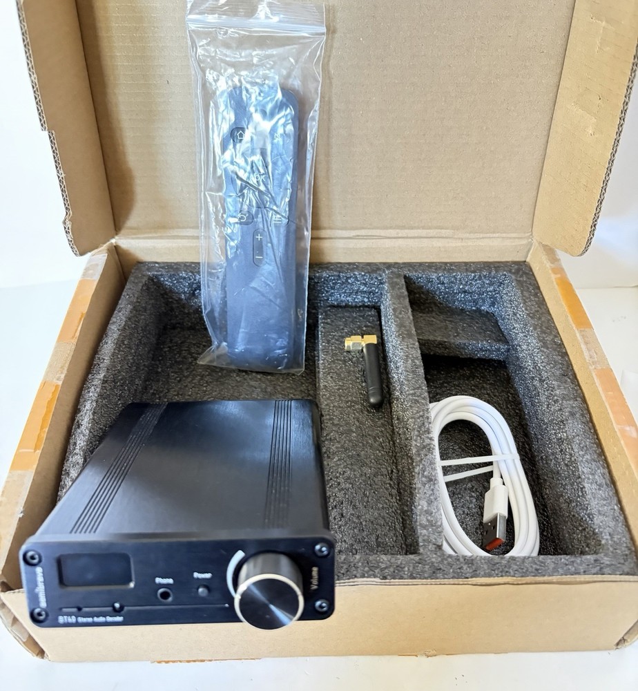 Semibreve BT40 HD LDAC Bluetooth5.1 DAC Receiver ES9038 Decoder Fit 3SRC Frequ..