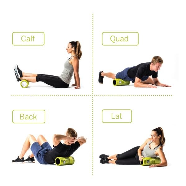 TRIGGERPOINT Performance Therapy Grid Foam Roller for Exercise, Deep Tissue