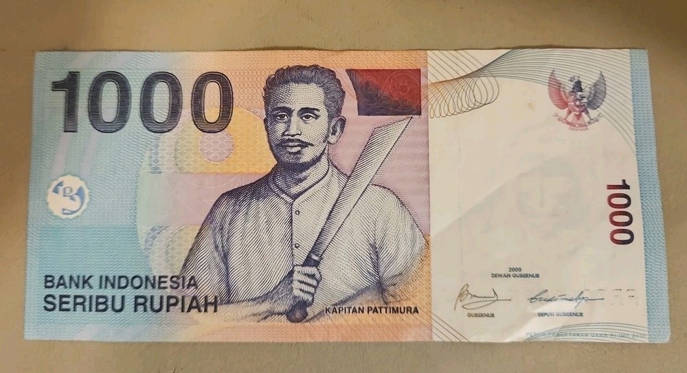2009 Indonesia 1000 Rupiah Note