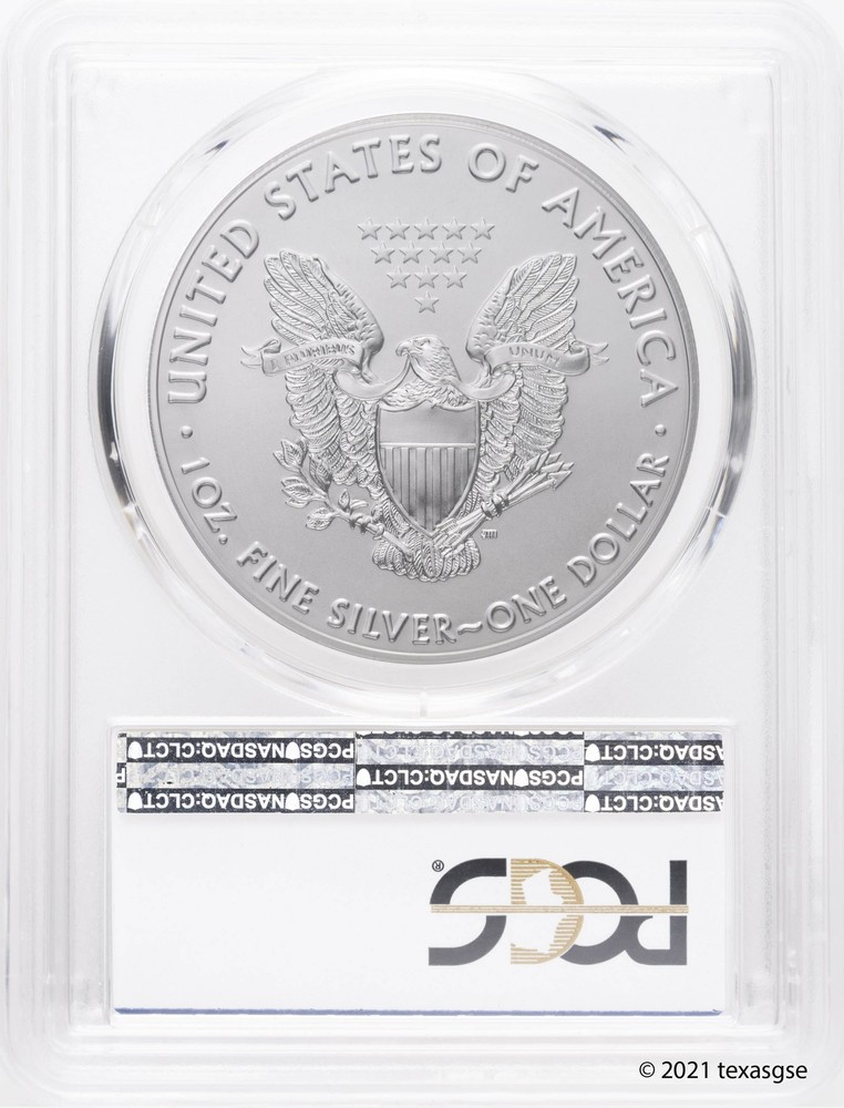 2017 $1 American Silver Eagle PCGS MS70 - West Point Label
