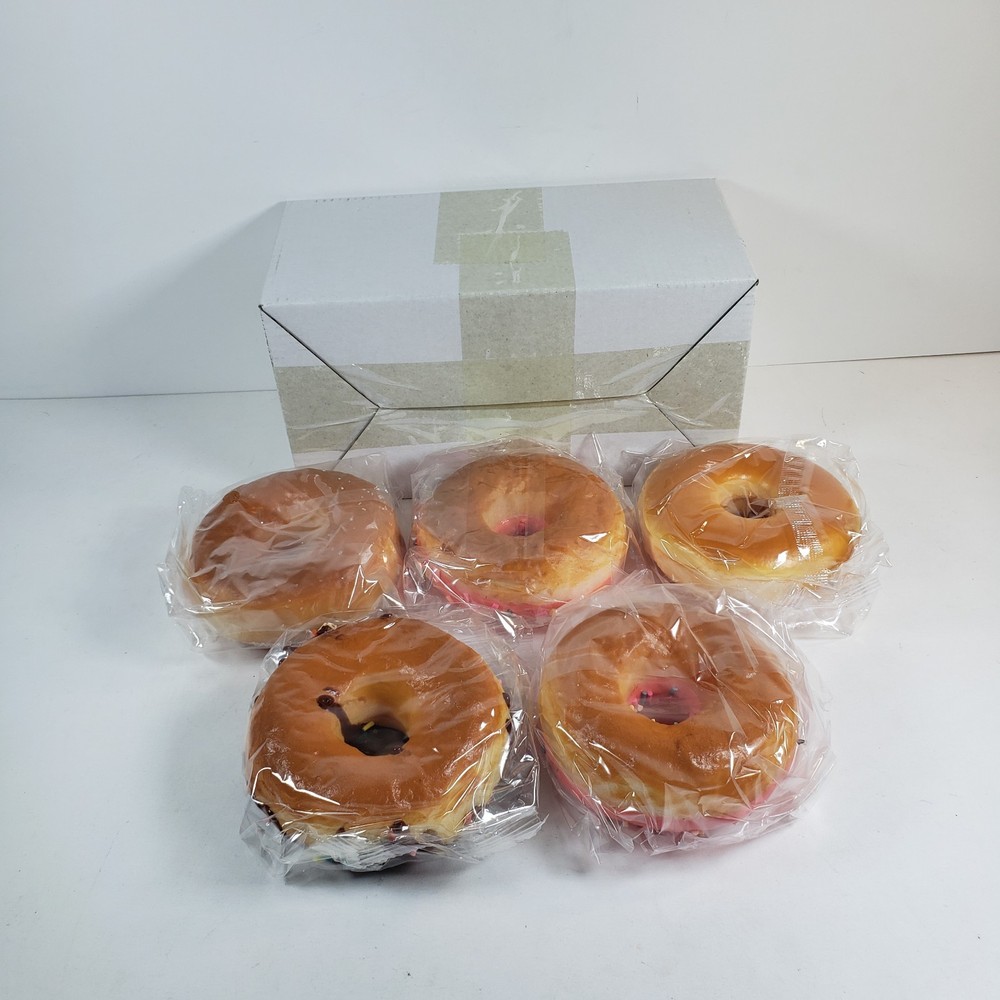 Joeabor Fake Donut 5 Pack Artificial for 3.7" Squishy, 1 Missing From 6 Pack