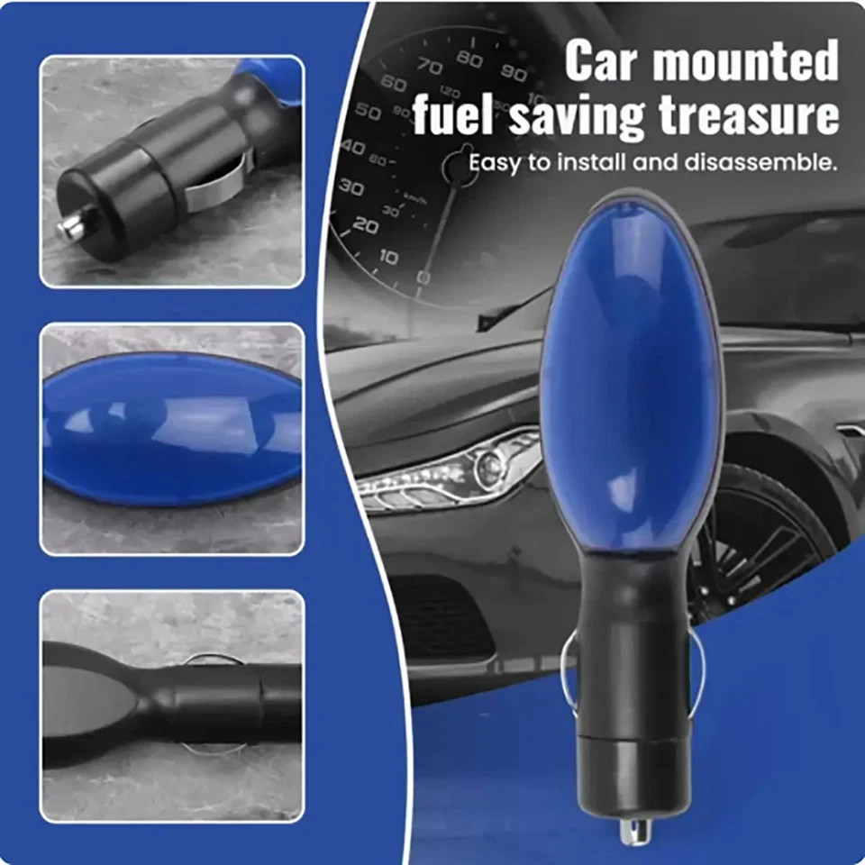 12V Car Fuel Saver Device Plug Tool Vehicle Power Stabilizer Accessory