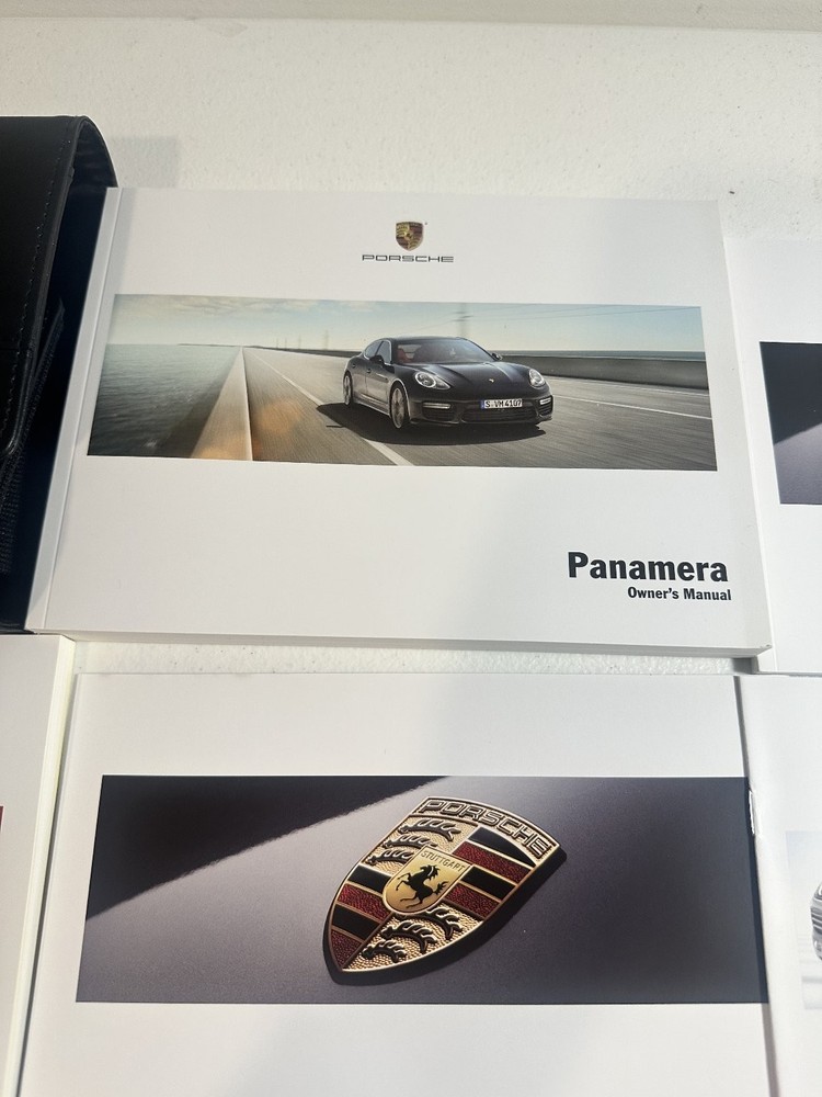 Porsche Panamera Owner Manual Set 2014