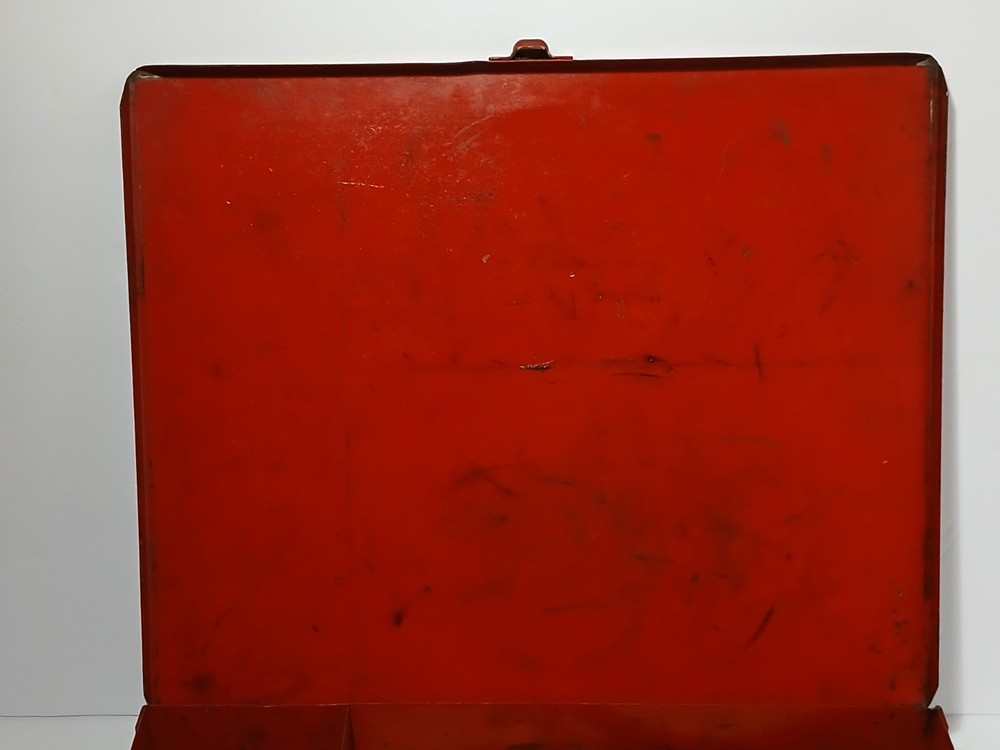 Vintage Snap-on Tool Box Tune Up Set Box Inserts + Compression Gauge Kenosha WI