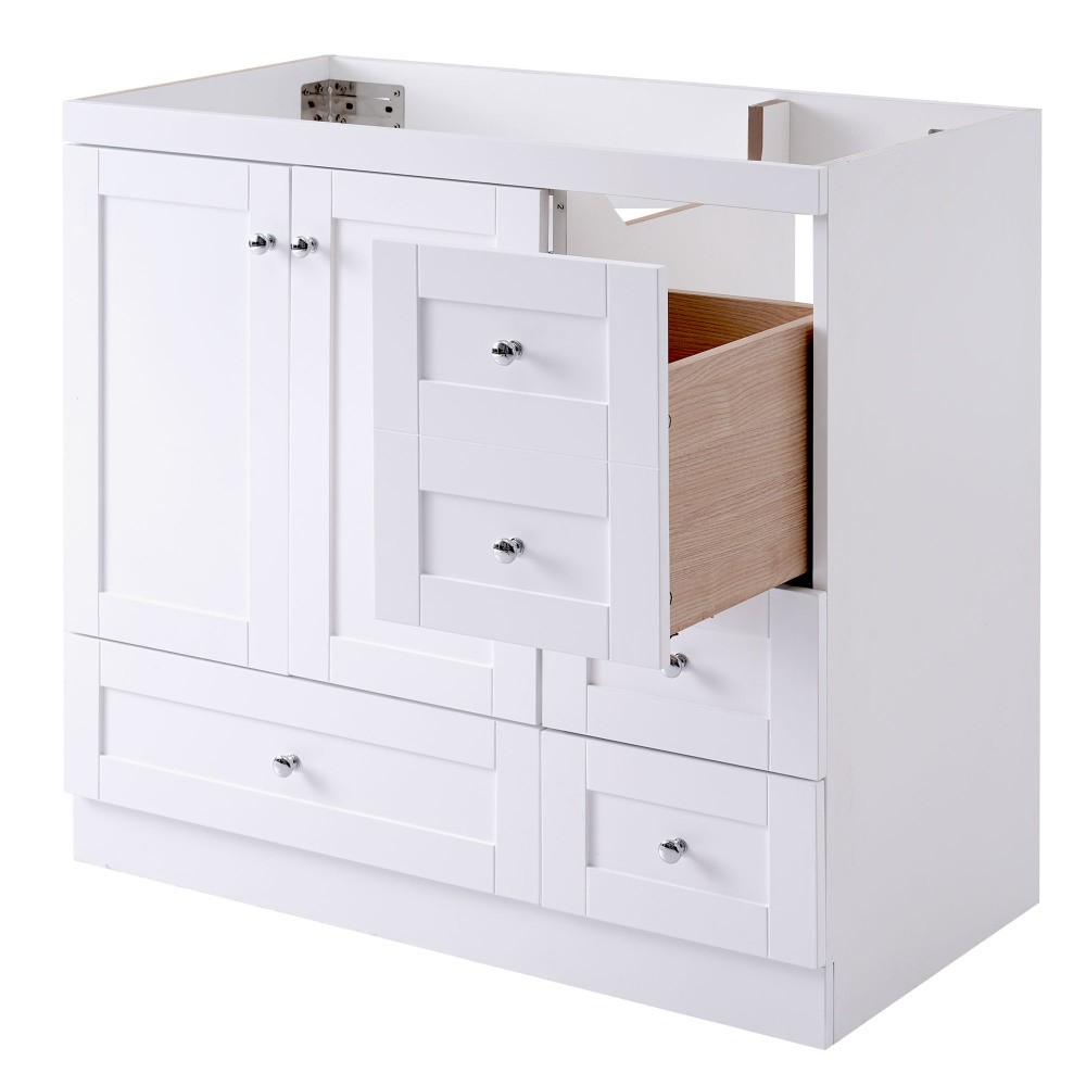 Bathroom Cabinet Rocking Cradle Design Features 4 Drawers Features 2 Doors